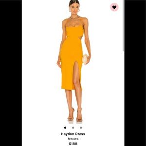 Brand new - worn once briefly to wedding!!! H:ours Revolve dress